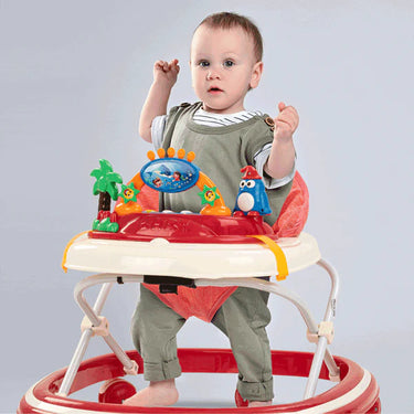 Foldable Baby Walker With Adjustable Height